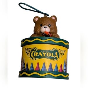 Vintage Christmas Ornament,‎ Crayola Bear, Binny&Smith 1992